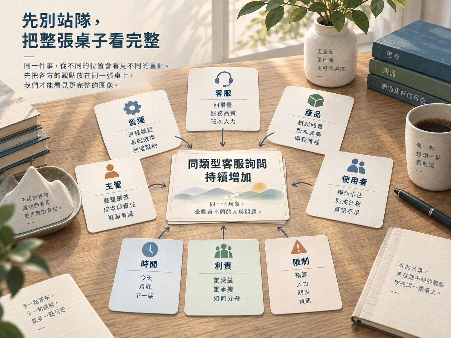 圖8｜先別站隊，把整張桌子看完整
