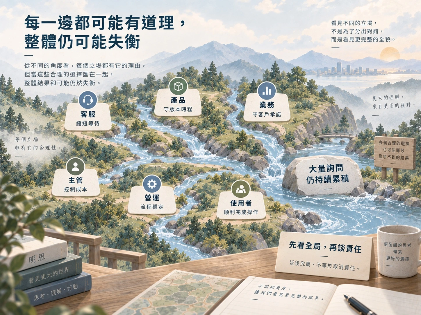 圖9｜每一邊都可能有道理，整體仍可能失衡