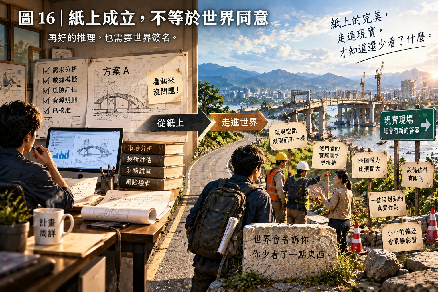 圖16｜紙上成立，不等於世界同意