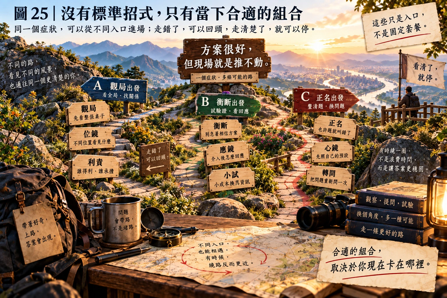 圖25｜沒有標準招式，只有當下合適的組合