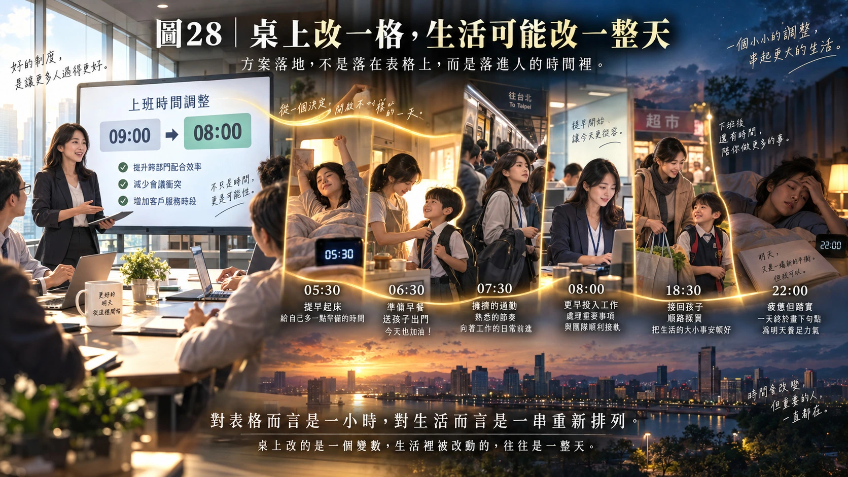 圖28｜桌上改一格，生活可能改一整天