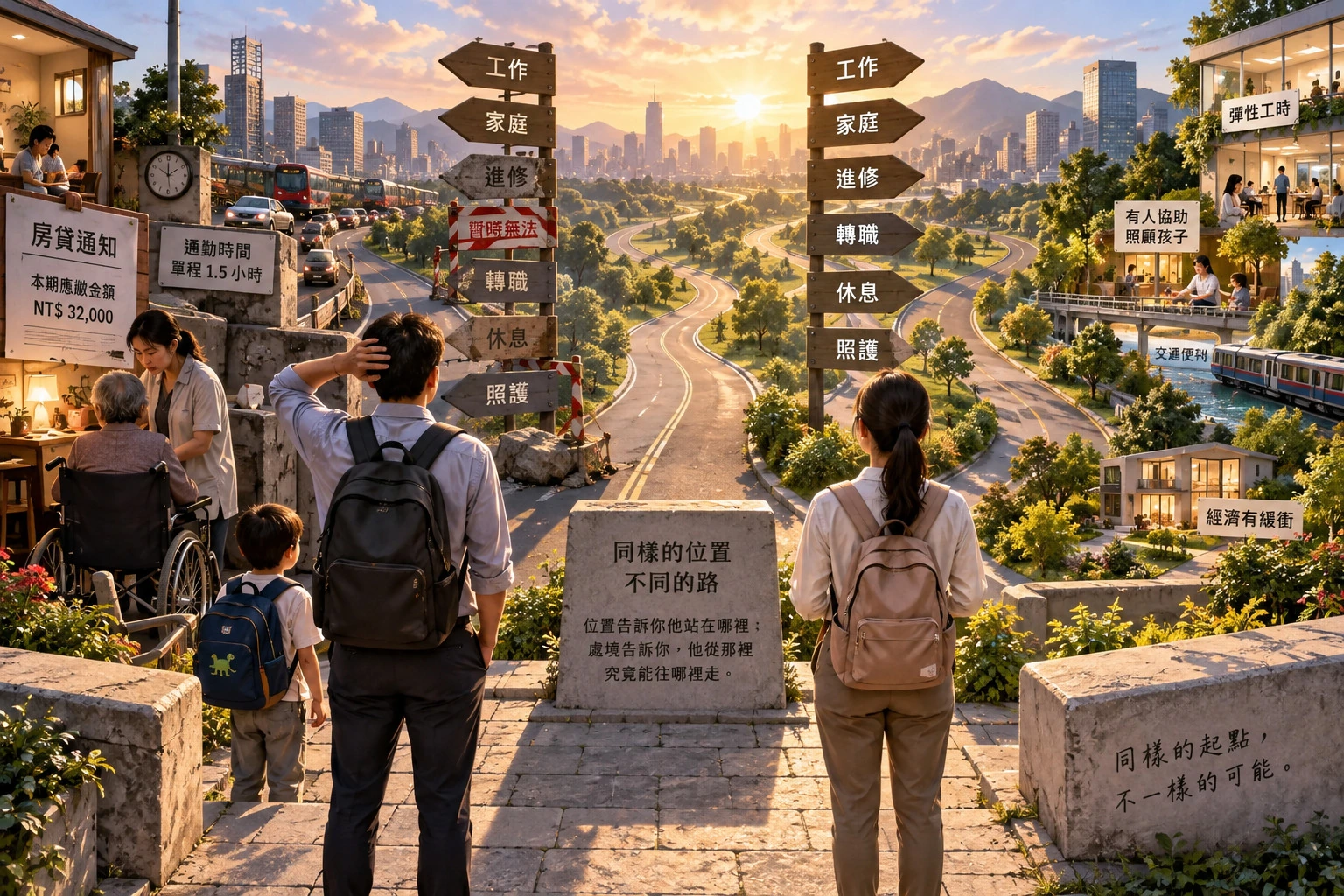 圖30｜同一個位置，不同的路