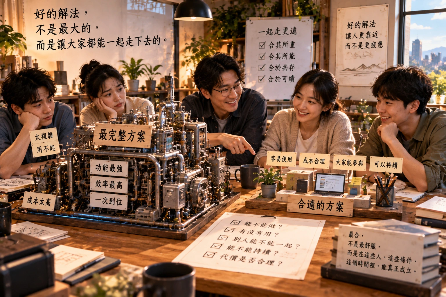 圖35|一張桌子,不需要最大的答案