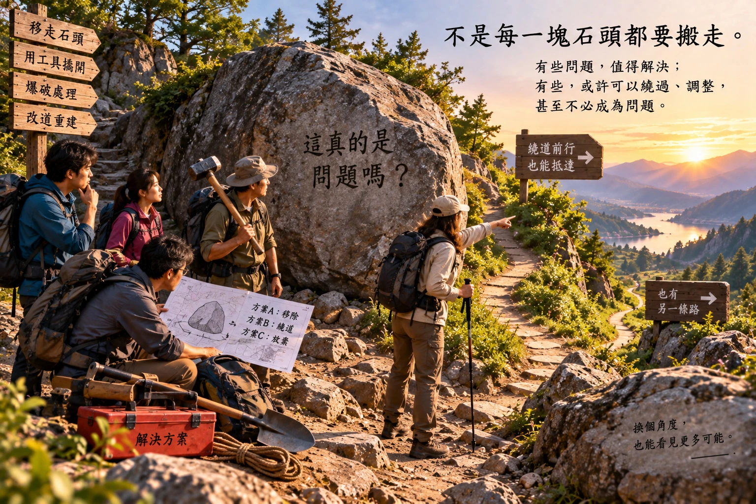 圖44｜不是每一塊石頭都要搬走