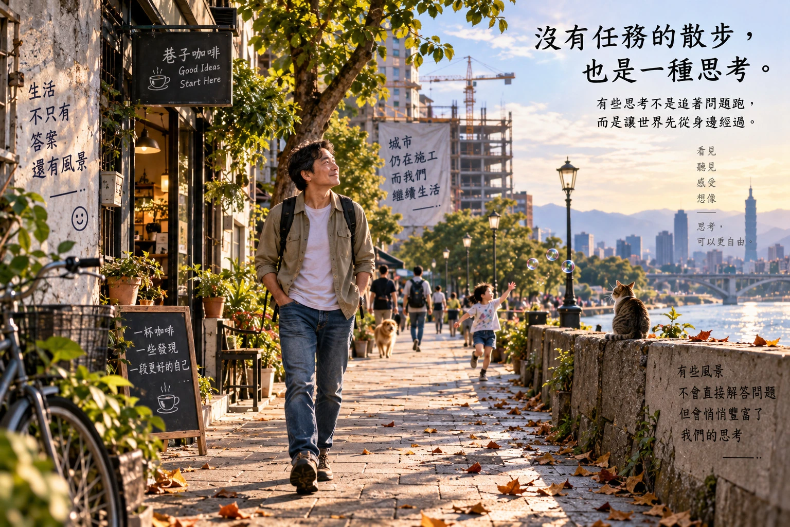 圖46｜沒有任務的散步，也是一種思考
